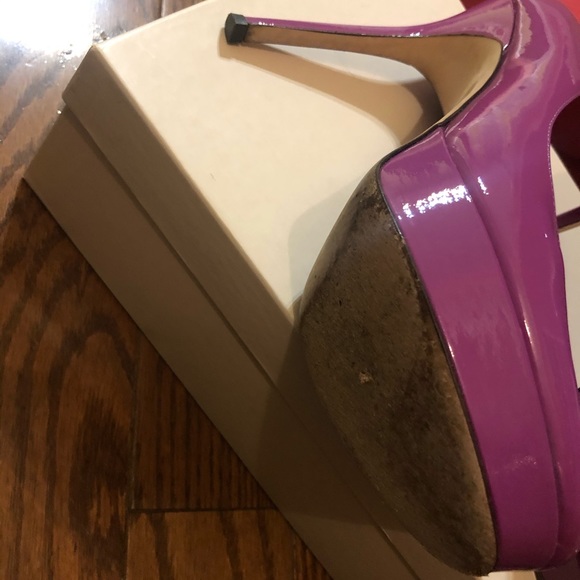 Jimmy Choo 9US Patent Leather Orchid Authentic - Picture 3 of 6